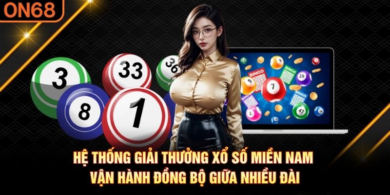 Hệ thống giải thưởng xổ số miền Nam vận hành đồng bộ giữa nhiều đài Xổ số miền nam